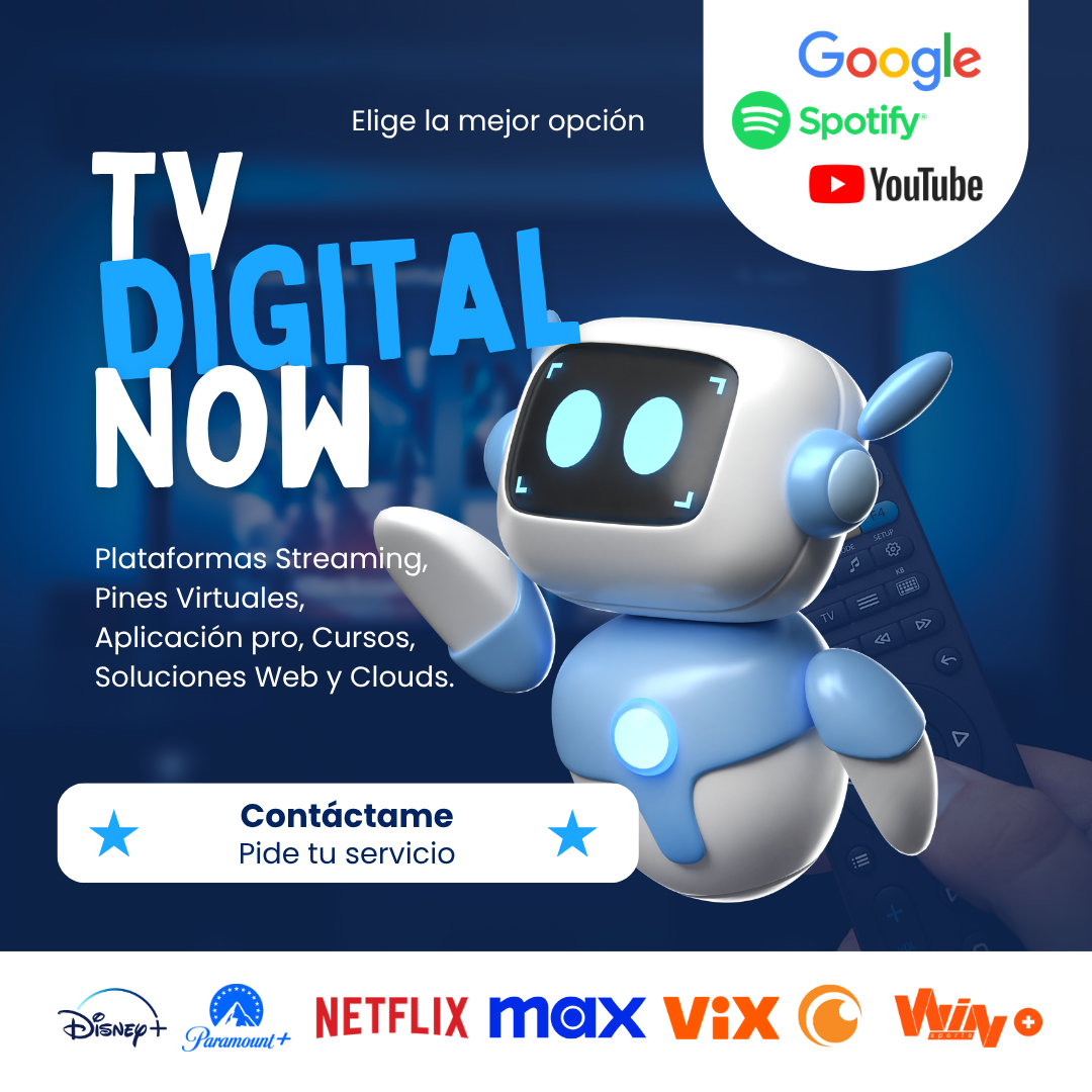 Pieza publicitaria de TV Digital Now creada por Orbit Lab Agency